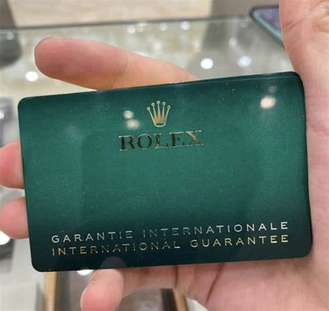 stemi garanzia rolex|rolex warranty card.